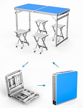 360Home leichter mobiler Klappbarer Tisch praktisch einstellbar